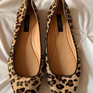 Ann Taylor Leopard Flats